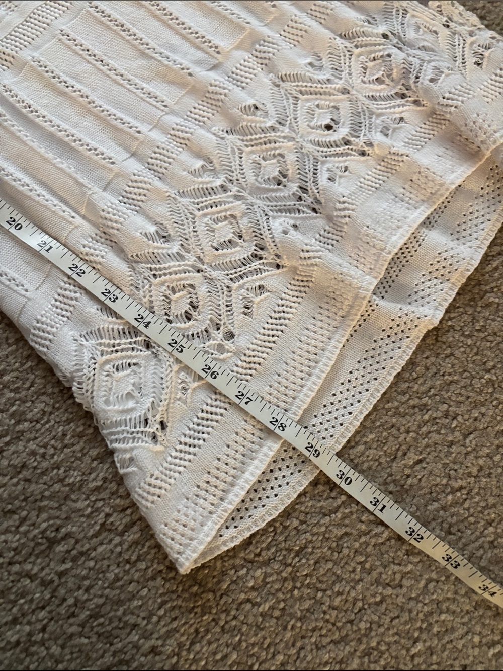 Tommy Bahama White Crochet Tank Top size medium NWT - Picture 5 of 5